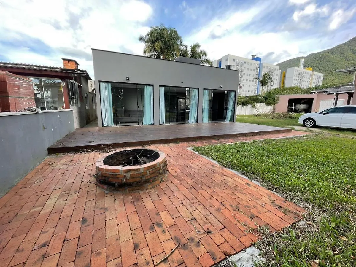 Palhoca Casa Na Praia De Fora Palhoca - 30M Do Mar Apartamento Brasil